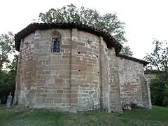 Arrière (mur du chœur)
