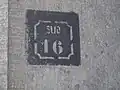 Trace de l'ancienne subdivision administrative "Sud" (Ville-Basse).