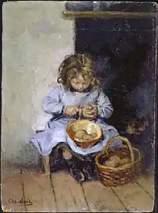 L'Éplucheuse de patates, Ottawa, Musée des beaux-arts du Canada.