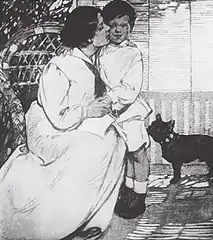 Algy, 1905. Illustration pour Helen Hay Whitney, Verses for Jock and Joan, The Hyde Collection, Glens Falls, New York