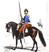 Chasseurs d'Afrique - Tenue de guerre