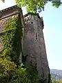 Tour d'angle du corps de logis (au nord).