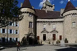 Vue de la place du château (sud).