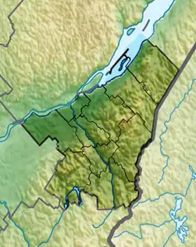 Voir sur la carte topographique de Chaudière-Appalaches
