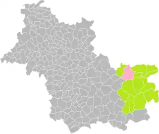 Chaumont-sur-Tharonne dans le canton de la Sologne en 2016.