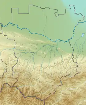 Voir sur la carte topographique de Tchétchénie
