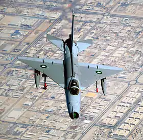 Vue de l'avion.