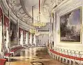 Vue de la galerie de Tchesmé, selon une illustration d'Eduard Hau (1807-1887) en 1877
