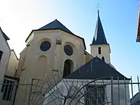 Chevet de l'église.