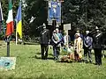 Dévoilement d'une plaque commémorative pour Guido Chiarelli au Parc du &nbsp;Valentino, le 3 juillet 2019.