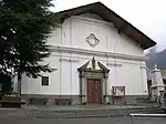 Façade de l'église paroissiale Saint-Pantaléon.