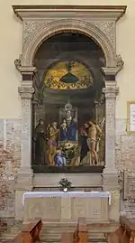 Copie de la Pala di San Giobbe par Giovanni Bellini.