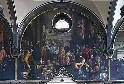"Visite du monastère par l'empereur Otton III"Gian Antonio Fumiani.
