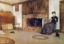 Childe Hassam, A Familier Tune, vers 1880