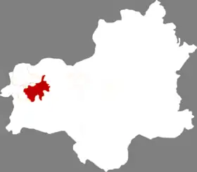 Localisation de Dōngzhōu Qū