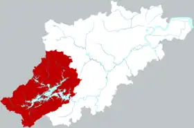 Localisation de Chún'ān Xiàn