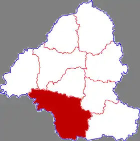 Localisation de Cáo Xiàn