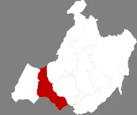 Localisation de Xīnbā'ěrhǔ Zuǒ Qí