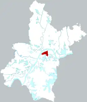 Localisation de Qīngshān Qū