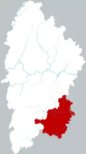 Localisation de Lúxī Xiàn