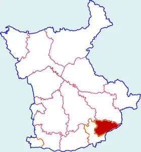 Localisation de Wèichéng Qū