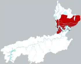 Localisation de Yuánjiāng