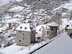 Chistau (Chistén), une des communes de la vallée.