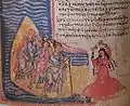 Le chant de Myriam, Psautier Chludov, IXe&nbsp;siècle.