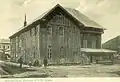 Exemple de synagogue en bois, ici Chodorow, XVIIe&nbsp;siècle.