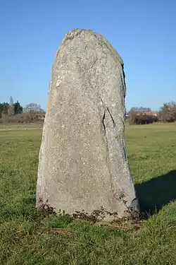 Petit menhir du Champ de la Garde.