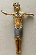 Christ sur la croix (fin (XIIe siècle, Musée du Louvre).