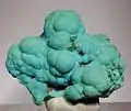 Chrysocolle de la mine de l'étoile du Congo, Lubumbashi.