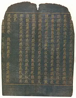 Le Suvarnaprabhasa Sutra, ou Sūtra de la lumière d'or, écrit en Tangoute