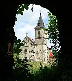 Ruines de l'église de Krasíkov.