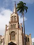 Clocher et flèche de la cathédrale Saint-Louis.