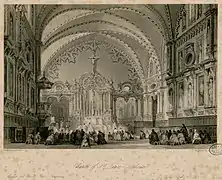 L'intérieur, par Thomas Allom.