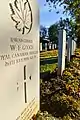 Une tombe du cimetière.