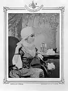 Aristocrate circassienne (par le photographe du sultan Abdulhamid II), XIXe&nbsp;siècle.