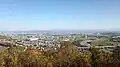 Une vue panoramique d'Asahikawa depuis le mont Arashiyama
