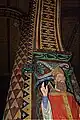 Statue et peintures