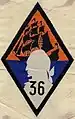 Insigne du CJF 36 (2e&nbsp;modèle).