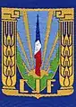 insigne du CJF (1er&nbsp;modèle) bleu.