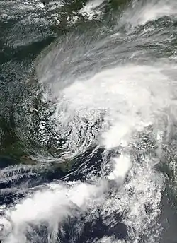 Claudette le 19 juin à 19 h UTC au Mississippi.