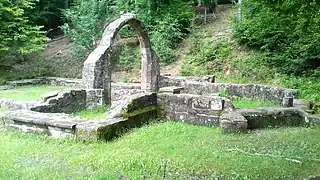 Ruines de l'hermitage Kapellenbogen.