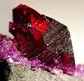Kämmerérite, Turquie, cristal de 1,2&nbsp;cm