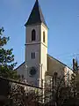 Le clocher de l’église.
