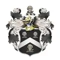 Serpent accolé au cou d'homme (entourant). Famille VAUGHAN) Fychaniaid Brodorddyn&nbsp;(cy).