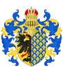 Version du Grand armorial colorié, par Alexandre LeBlancq, ms. fr. 5232, Bibliothèque nationale de France.