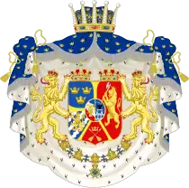 Armoiries du prince Auguste à partir 1844.
