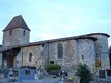 L'église Saint-Jean-de-Vidailhac (déc.&nbsp;2009)